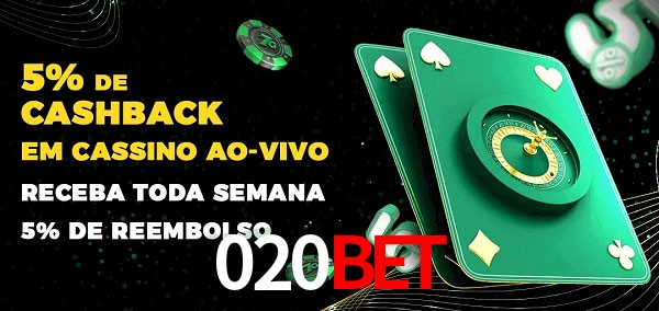 Promoções do cassino ao Vivo 020bet